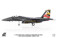 Pre-Order JC Wings JCW-72-F15-026 1:72 F-15SG Strike Eagle Republic of Singapore Air Force, 149th Fighter Squadron "Shikra" 2020