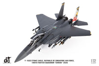 Pre-Order JC Wings JCW-72-F15-026 1:72 F-15SG Strike Eagle Republic of Singapore Air Force, 149th Fighter Squadron "Shikra" 2020