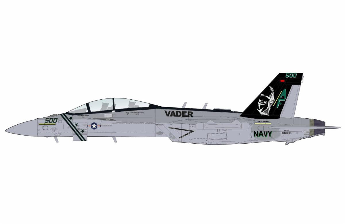 Pre-Order Hobby Master HA5159 1:72 EA-18 Growler 166896, VAQ-209, US Navy, 2024