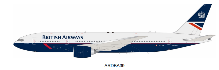 ARD200 ARDBA39 1:200 British Airways Boeing 777-236
