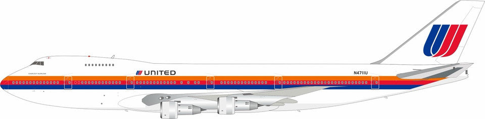 Pre-Order Inflight200 B-Models B-741-4711 1:200 United Airlines Boeing ...