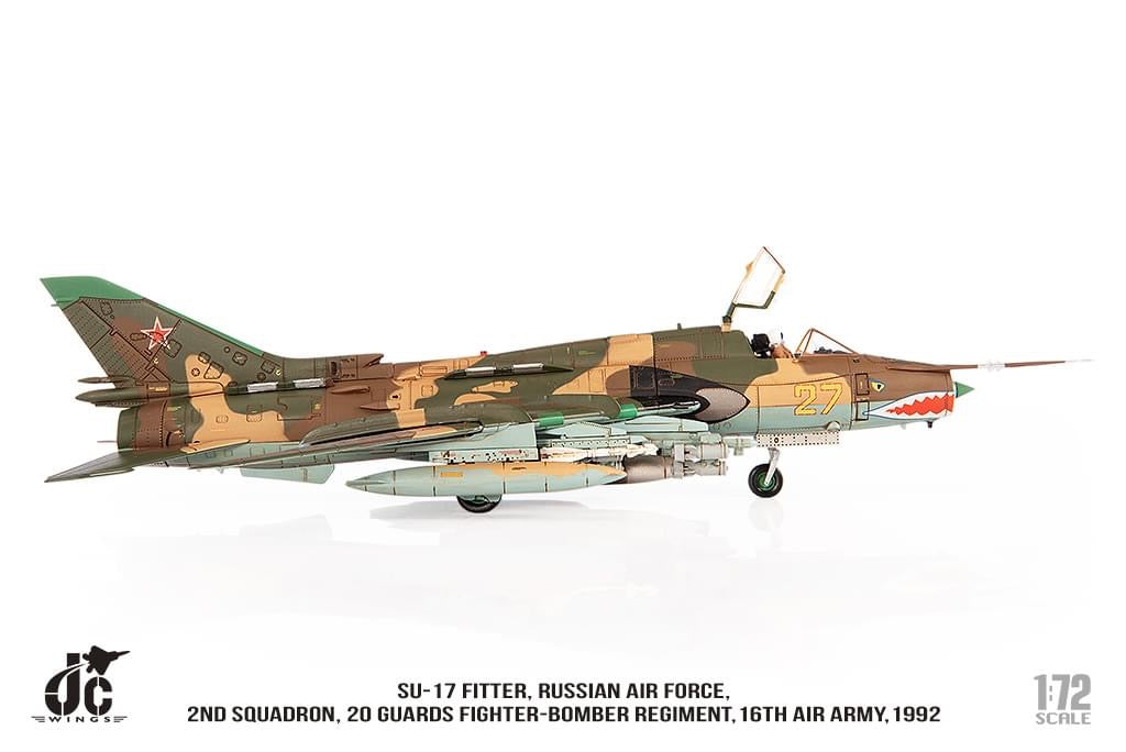 Pre-Order JC Wings JCW-72-SU20-003 1:72 SU-17 Fitter Russian Air Force, 20 Guards Fighter-Bomber Regiment, 16th Air Army, 1992