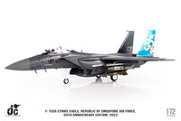 Pre-Order JC Wings JCW-72-F15-031 1:72 F-15SG Strike Eagle Republic of Singapore Air Force, 55th Anniversary Edition, 2023