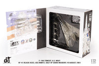 Pre-Order JC Wings JCW-72-F14-017 1:72 F-14A Tomcat ﻿U.S. NAVY VF-41 Black Aces, USS Nimitz, Gulf of Sidra incident, 19 August,1981