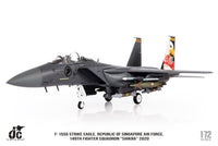 Pre-Order JC Wings JCW-72-F15-026 1:72 F-15SG Strike Eagle Republic of Singapore Air Force, 149th Fighter Squadron "Shikra" 2020