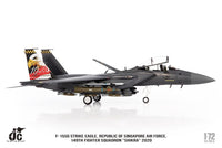 Pre-Order JC Wings JCW-72-F15-026 1:72 F-15SG Strike Eagle Republic of Singapore Air Force, 149th Fighter Squadron "Shikra" 2020