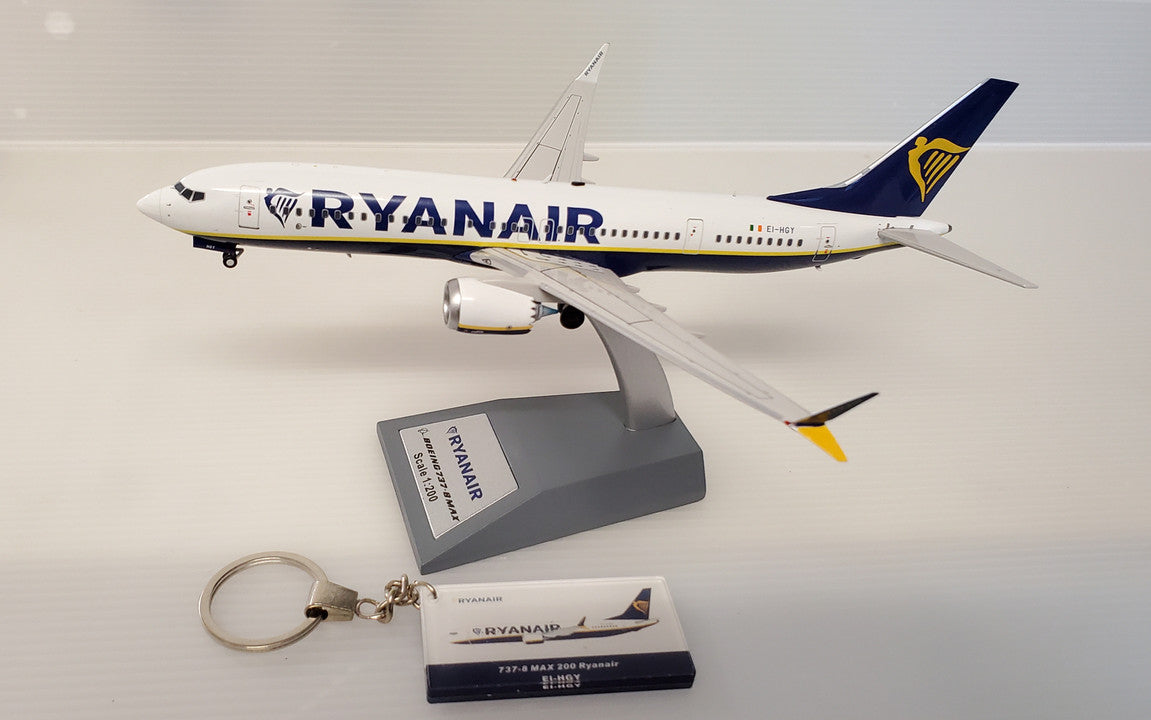 JFox JF-737-8M-005 1:200 Ryanair Boeing 737 Max 8