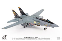 JC Wings JCW-144-F14-006 1:144 F-14D Tomcat U.S. NAVY, VF-31 Tomcatters, The Last Flight, 2006