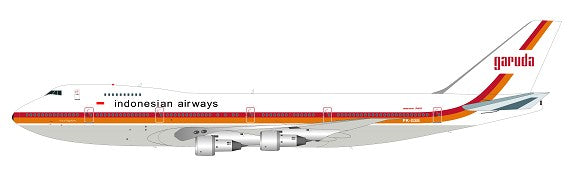 JFox JF-747-2-002 1:200 Indonesian Airways Boeing 747-200 PK-GSE