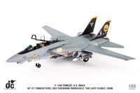 JC Wings JCW-144-F14-006 1:144 F-14D Tomcat U.S. NAVY, VF-31 Tomcatters, The Last Flight, 2006