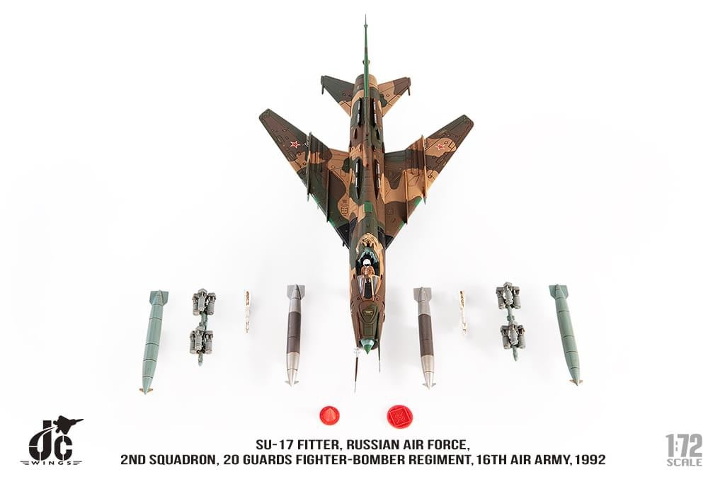 Pre-Order JC Wings JCW-72-SU20-003 1:72 SU-17 Fitter Russian Air Force, 20 Guards Fighter-Bomber Regiment, 16th Air Army, 1992