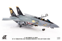 JC Wings JCW-144-F14-006 1:144 F-14D Tomcat U.S. NAVY, VF-31 Tomcatters, The Last Flight, 2006