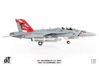 JC Wings JCW-72-F18-017 1:72 EA-18G Growler U.S. NAVY, VAQ-132 Scorpions, 2021