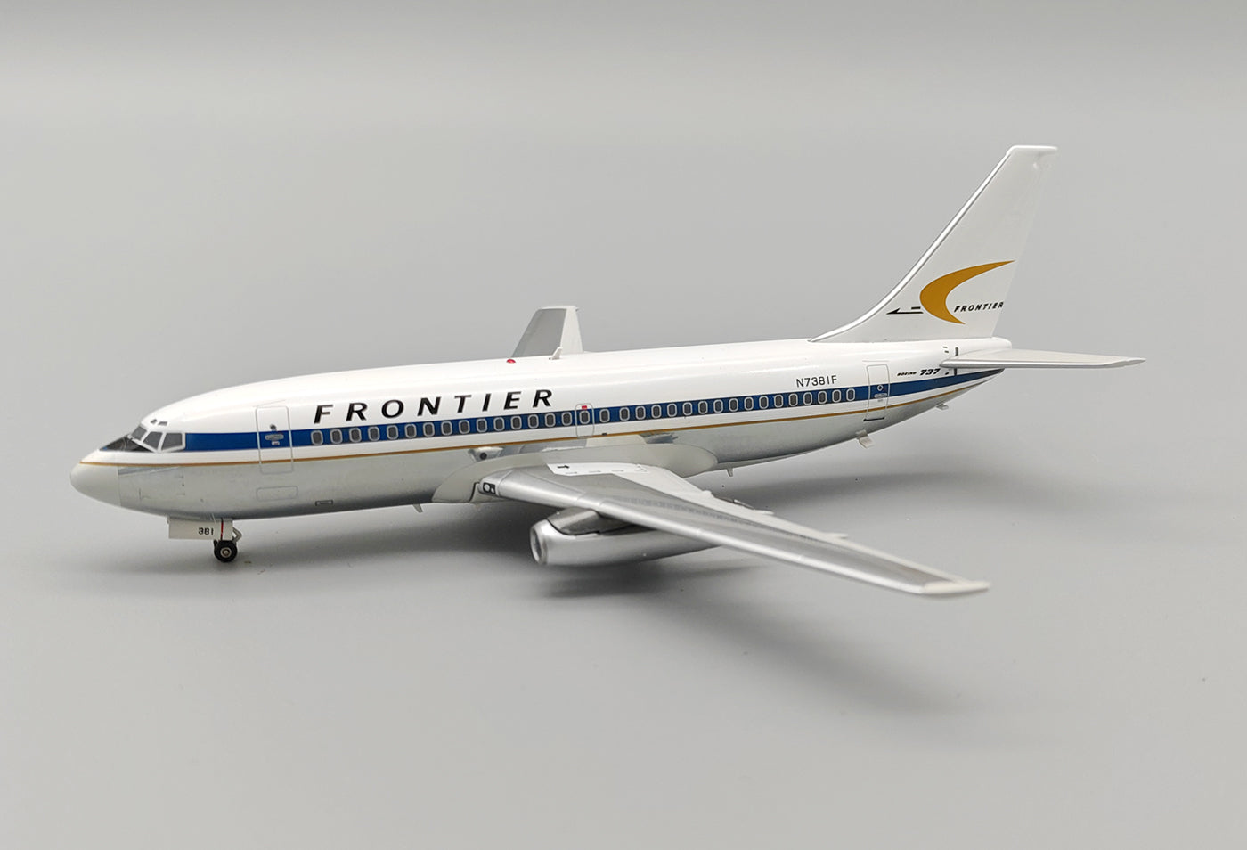 Pre-Order InFlight200 IF732F91024P 1:200 Frontier Airlines Boeing 737-2H4 N7381F Polished