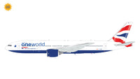 Gemini Jets G2BAW1226F 1:200 British airways Boeing 777-200ER "OneWorld" (Flaps Down)