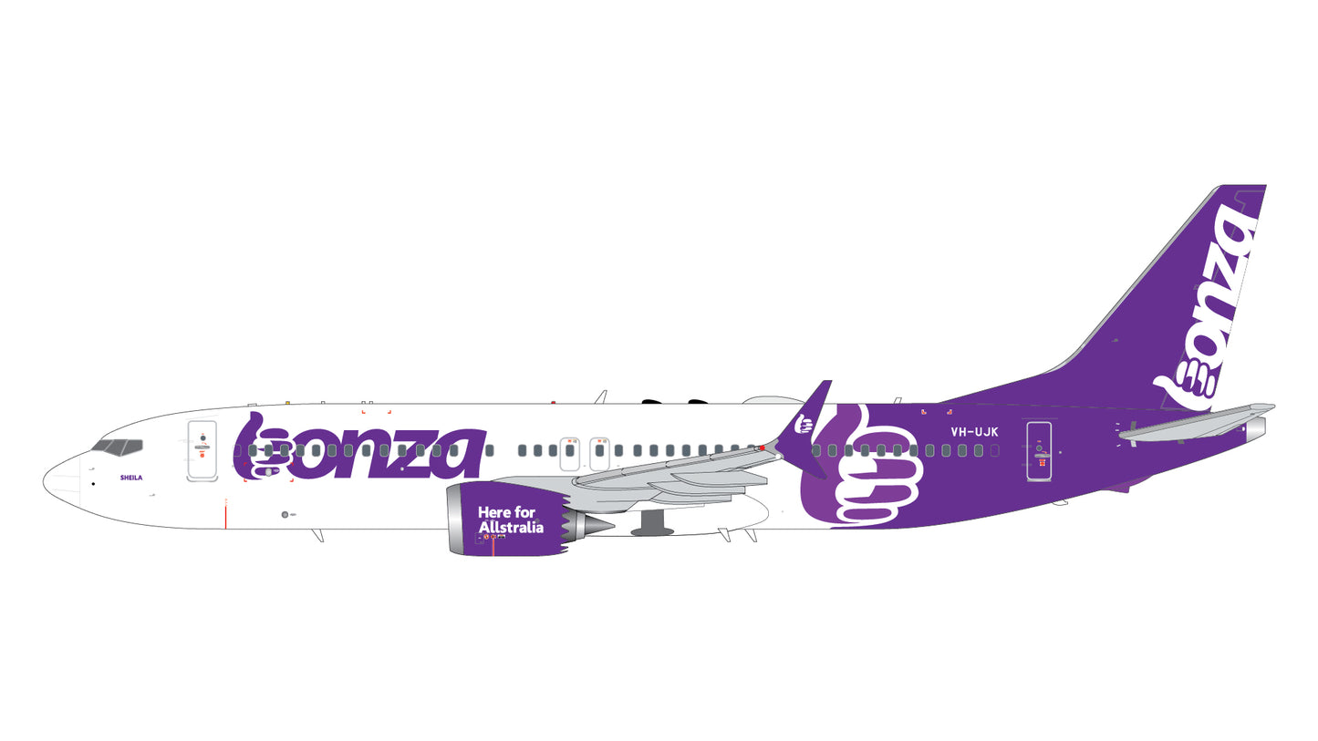 Gemini Jets G2BNZ1236 1:200 Bonza Boeing 737 MAX 8 VH-UJK