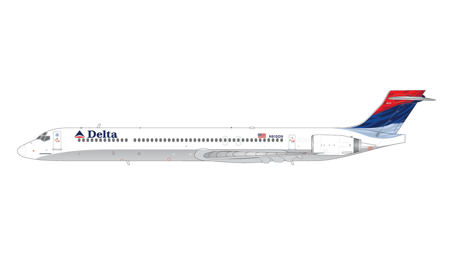 Gemini Jets G2DAL818 1:200 Delta Air Lines MD-90 N910DN (Colors in Motion livery)