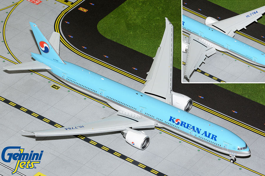 Gemini Jets G2KAL1099F 1:200 Korean Air Boeing 777-300ER (Flaps Down)