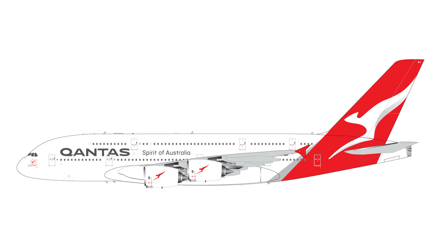 Pre-Order Gemini Jets G2QFA1370 1:200 Qantas Airways A380 VH-OQJ