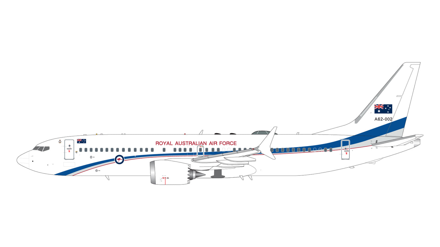 Pre-Order Gemini Jets G2RAA1327 1:200 Royal Australian Air Force B737-8 BBJ A62-002