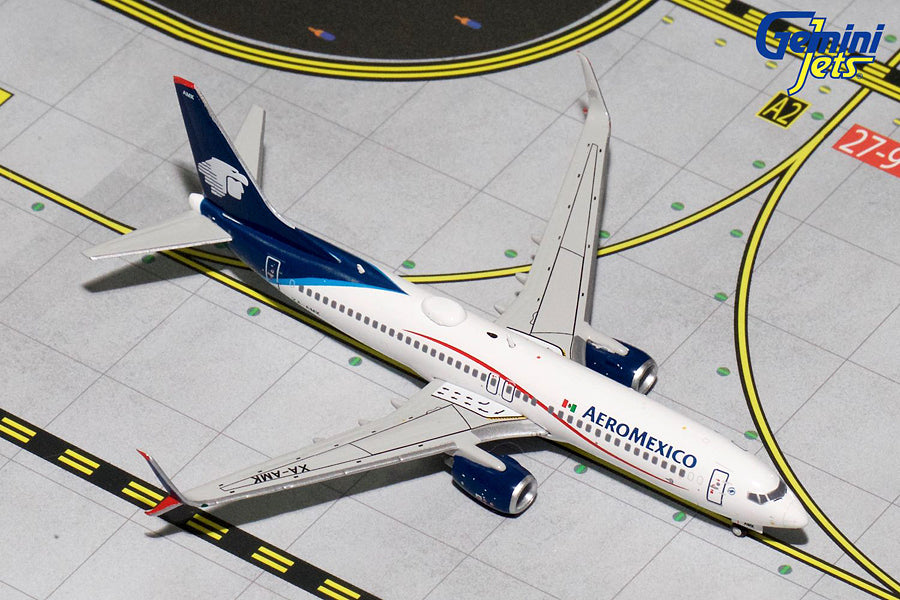 Gemini Jets GJAMX1269 1:400 AeroMexico Boeing 737-800 XA-AMK