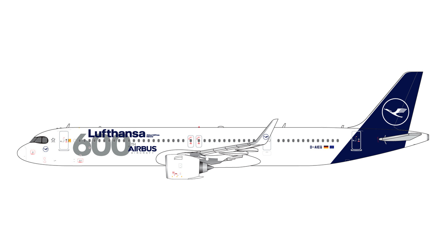 Pre-Order Gemini Jets GJDLH2238 1:400 Lufthansa A321neo D-AIEQ “600th Airbus Aircraft”