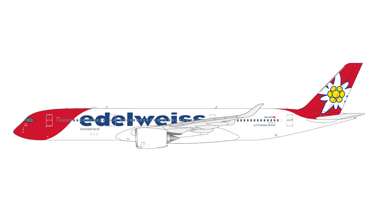 Pre-Order Gemini Jets GJEDW2315 1:400 Edelweiss Air A350-900 HB-IHC