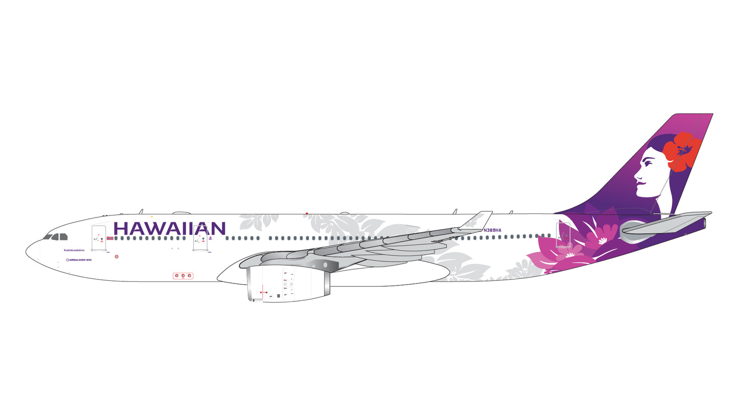 Pre-Order Gemini Jets GJHAL2298 1:400 Hawaiian Airlines A330-200 N389HA