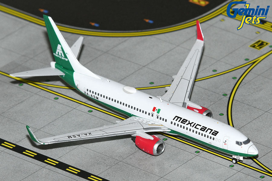 Gemini Jets GJMXA2266 1:400 Mexicana Boeing 737-800W XA-ASM