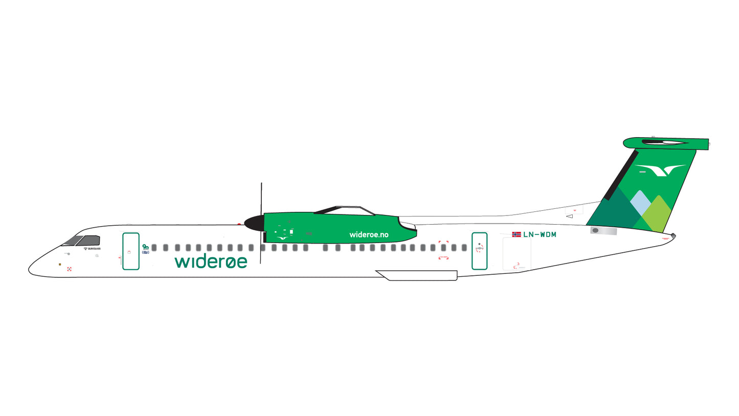 Pre-Order Gemini Jets GJWIF2290 1:400 Widerøe Dash 8 Q400 LN-WDM