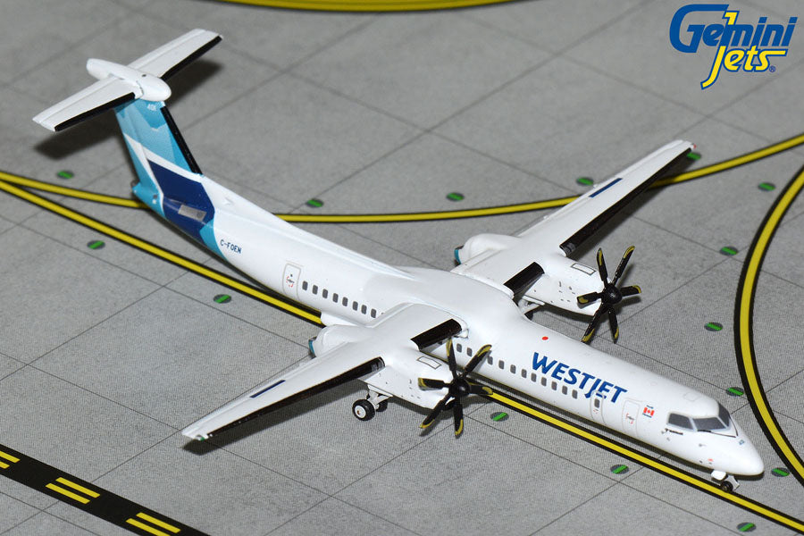 Gemini Jets GJWJA2272 1:400 WestJet Airlines Dash 8 Q400 C-FOEN