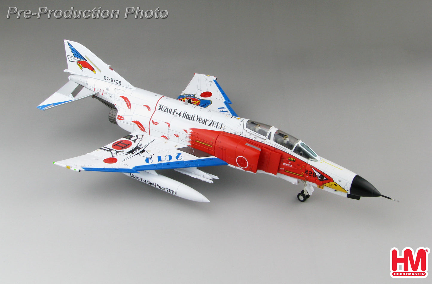 Hobby Master HA19011 1:72 F-4EJ Kai "302sq F-4 final Year 2019" (white)