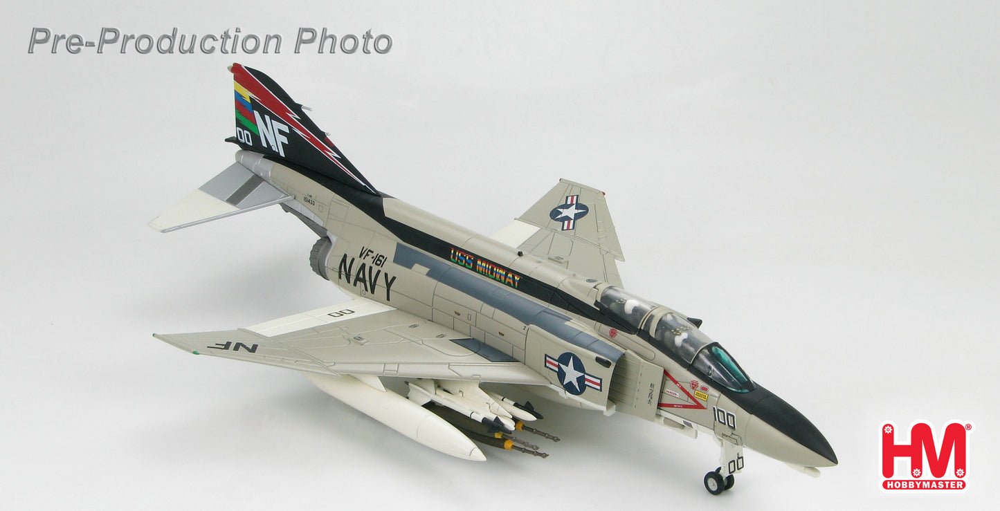 Hobby Master HA1965 F-4N VF-161 CHARGERS, CAG Bird of CVW-5, USS Midway 1977 HA1965