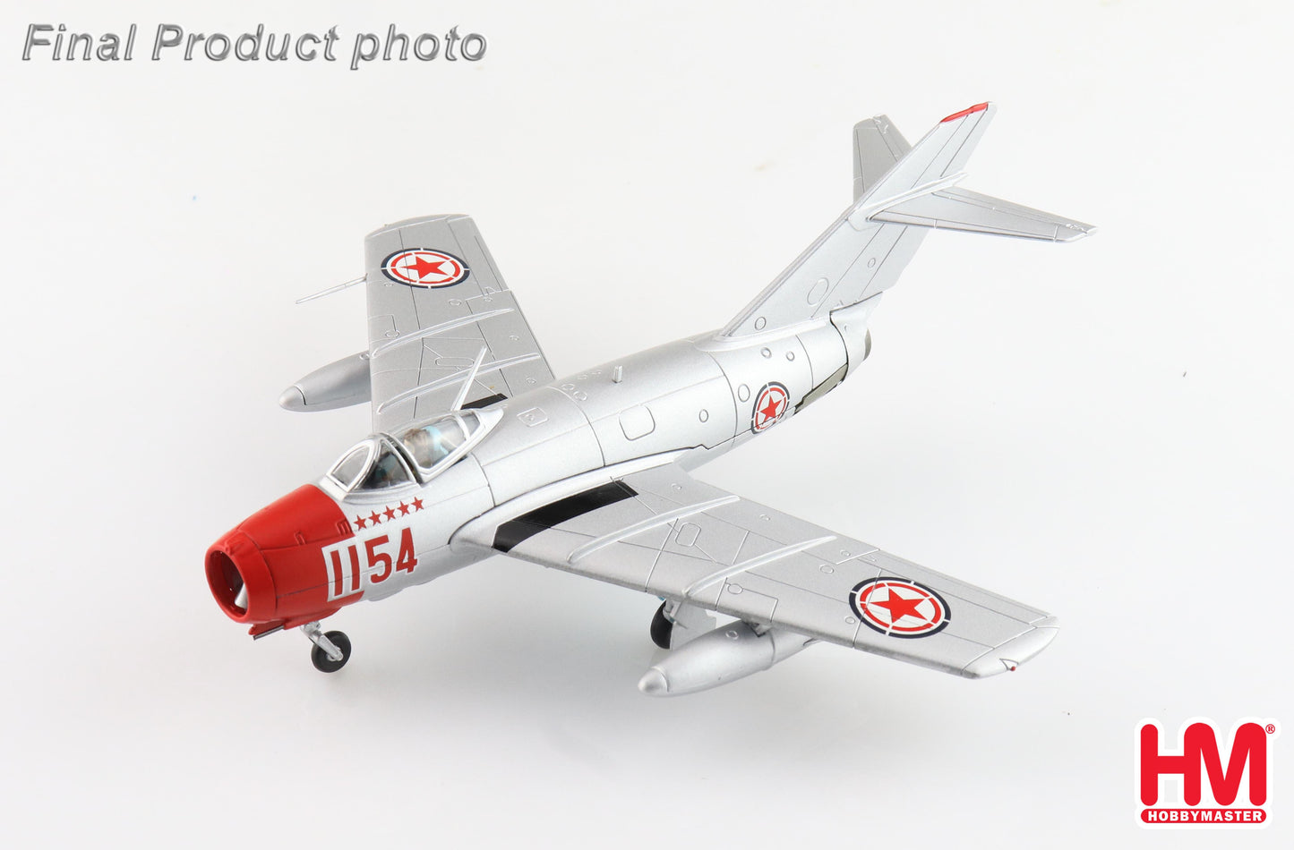 Hobby Master HA2424 1:72 MIG-15bis No.1154,Chinese People's Volunteers Air Force, North Korea, 1950s HA2424