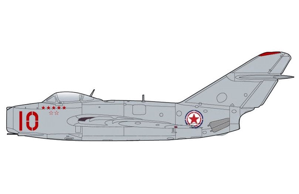 Pre Order Hobby Master HA2425 1:72 MIG-15bis No.10, Chinese People's Volunteers Air Force, North Korea, 1950s