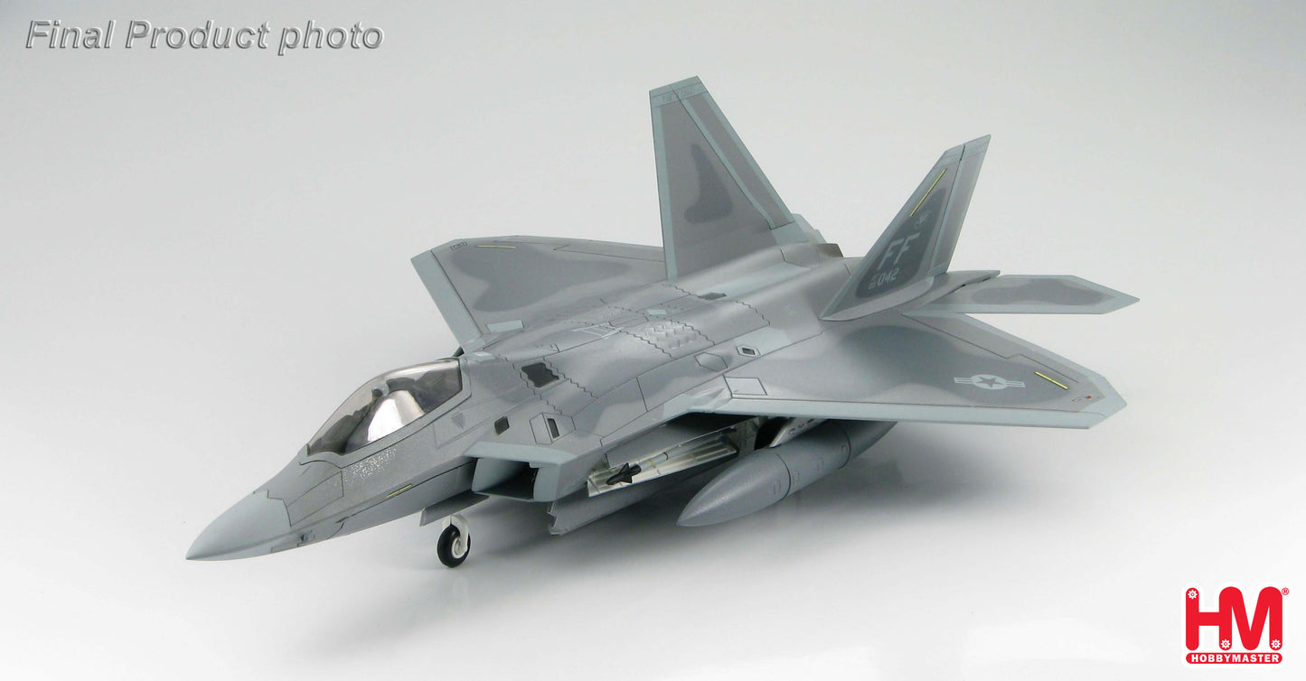 Hobby Master HA2801 1:72 USAF F-22 Raptor 27th Squadron, Langley Air Force Base, Virginia, May 12, 2005