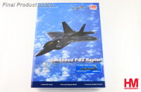 Hobby Master HA2811C 1:72 F-22 Raptor "Spirit of America" (underwing weapons: 2 x AGM-158, 8 x AIM-120, 2 x fuel tanks)