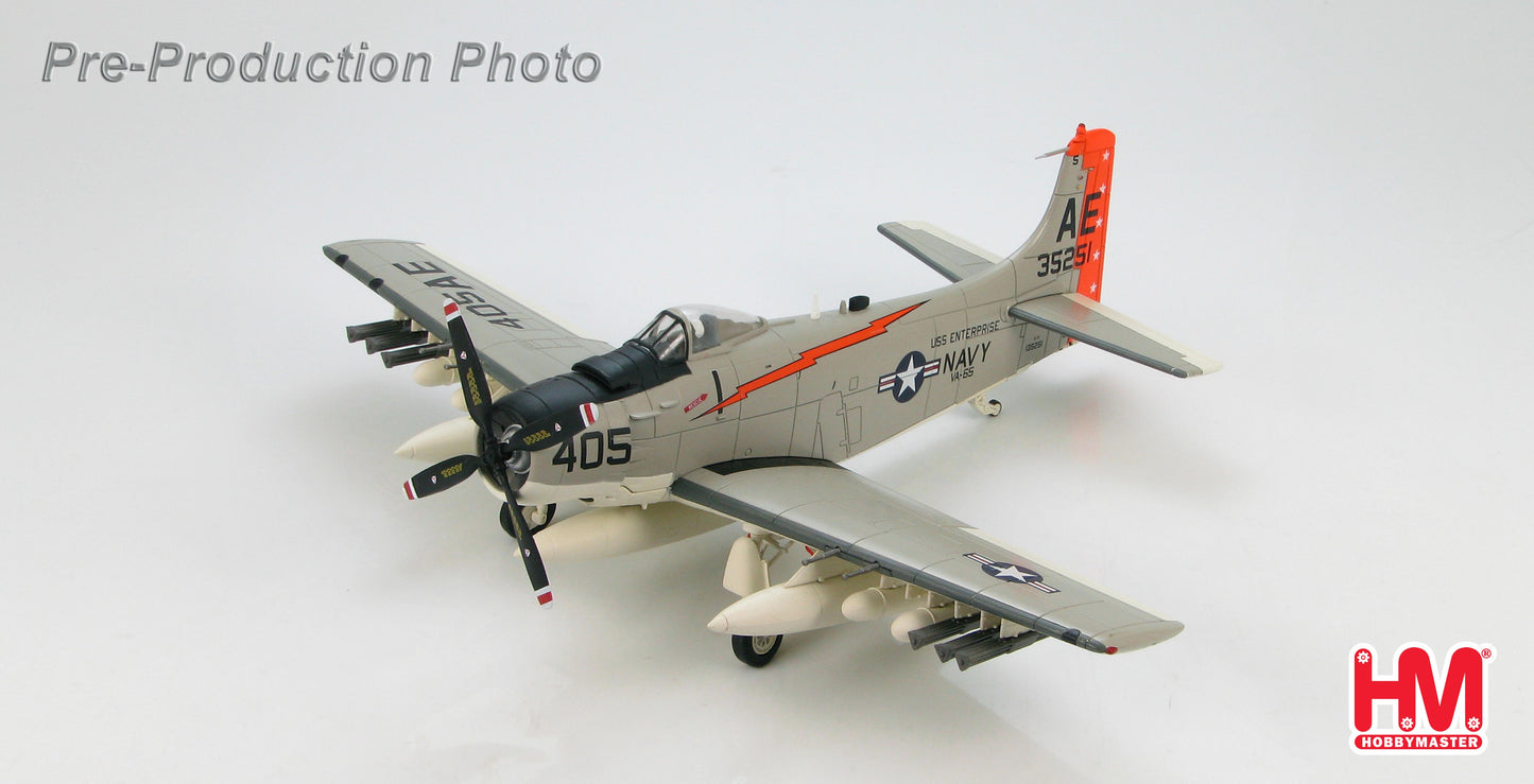 Hobby Master HA2909 1:72 A-1H Skyraiders BuNo135251, VA-65, USS Enterprise, Operation Sea Orbit