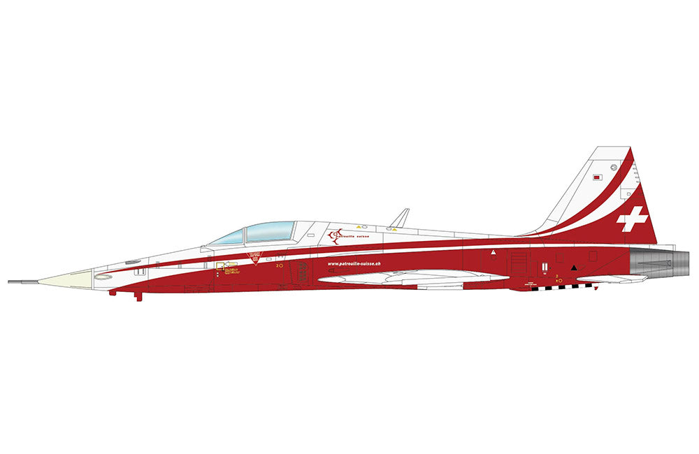 Pre Order Hobby Master HA3379 1:72 F-5E "Patrouille Suisse 2025" (with decals for pilot names & plane numbers)