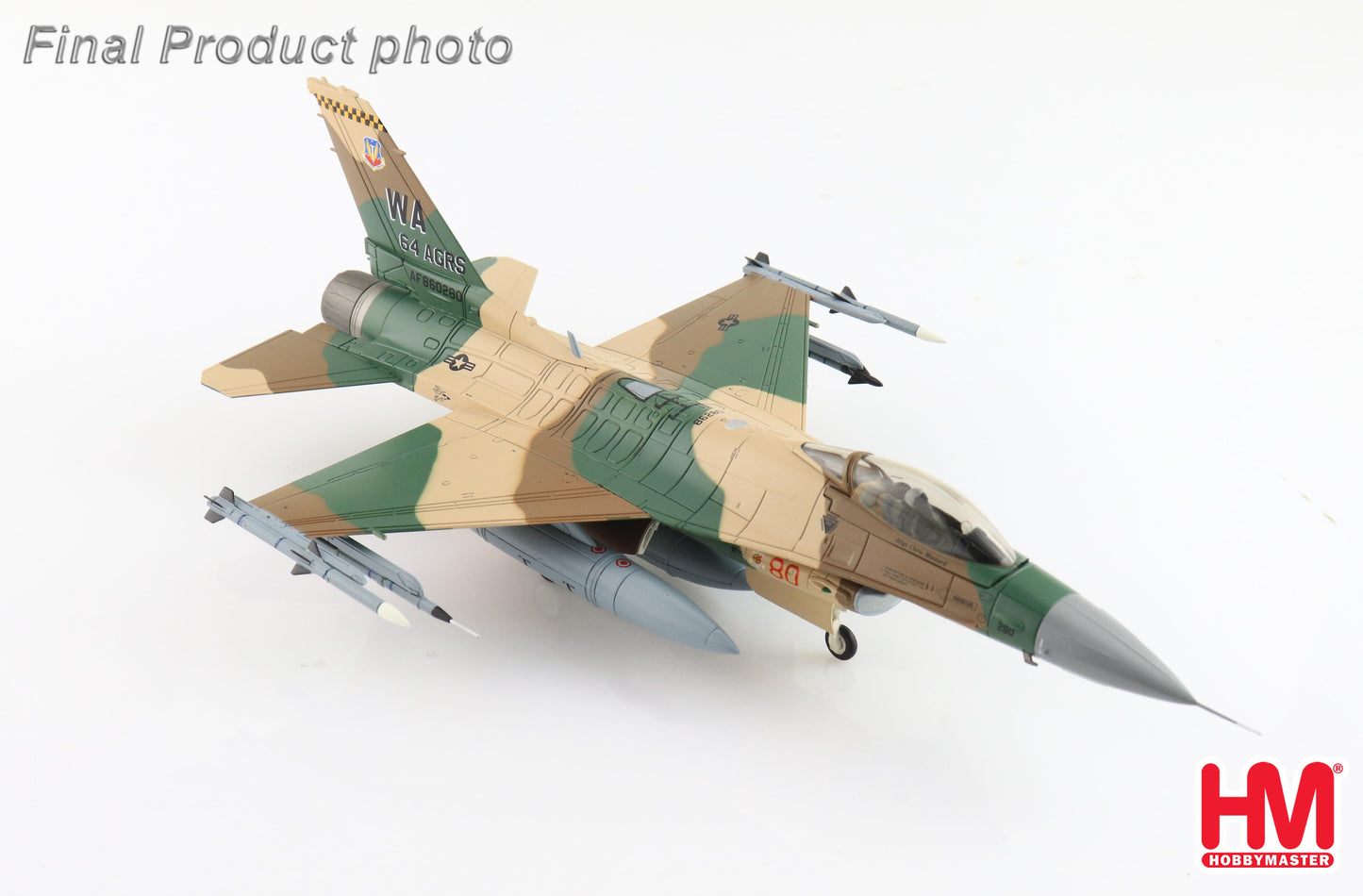 Hobby Master HA38033 1:72 F-16C Block 32 "Lizard" 86-0280, 64th AGRS Commander, 2009-2010 HA38033