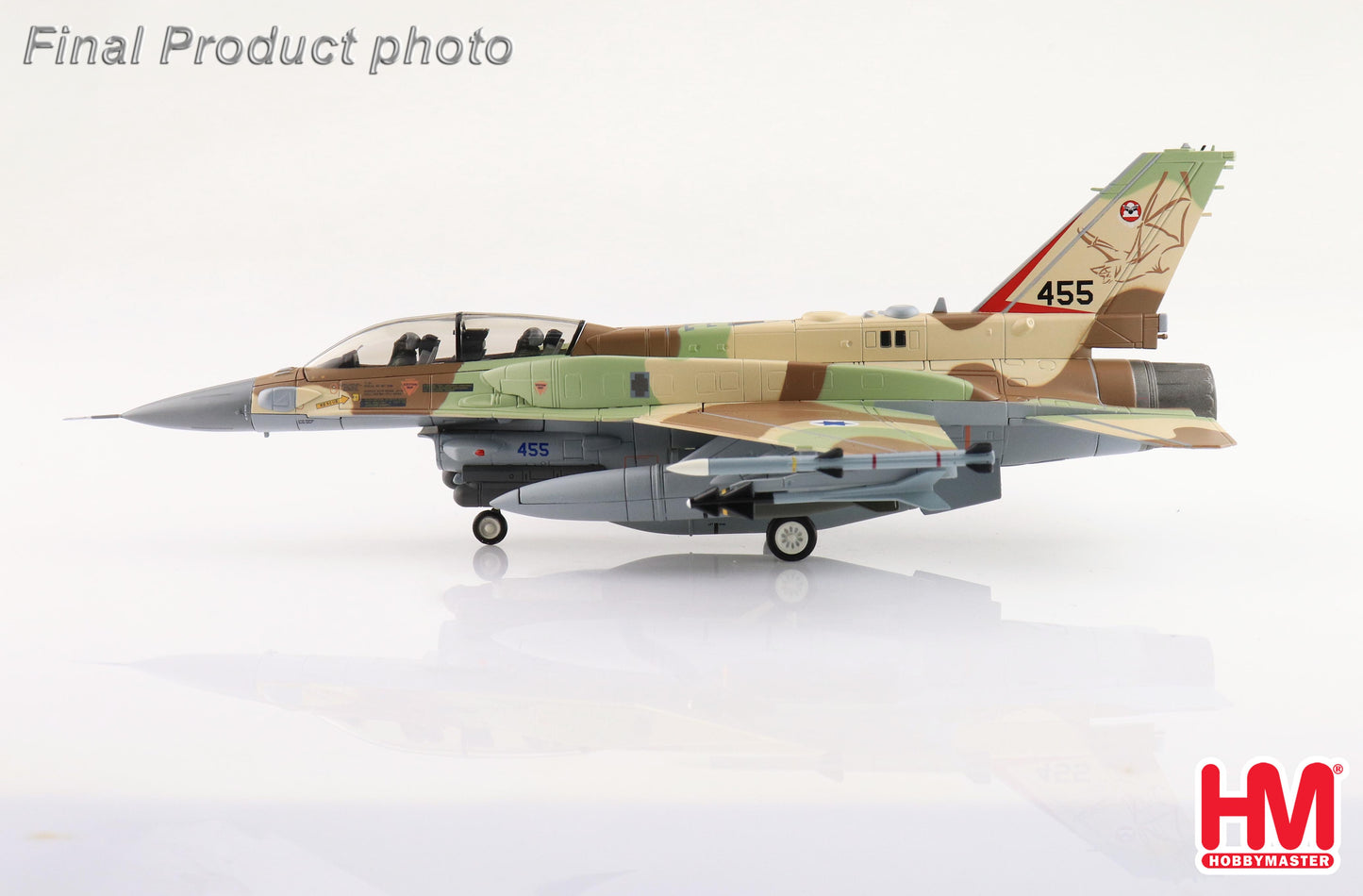 Hobby Master HA38037 1:72 F-16I Sufa 455, 119 Squadron "The Bat", IAF (with 4 x MK.117)