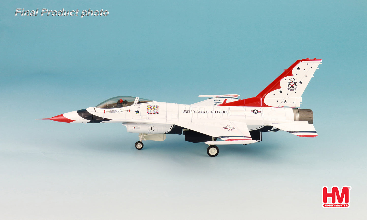 Hobby Master HA38039 1:72 F-16C Thunderbirds No.1 plane, USAF, RIAT 2017