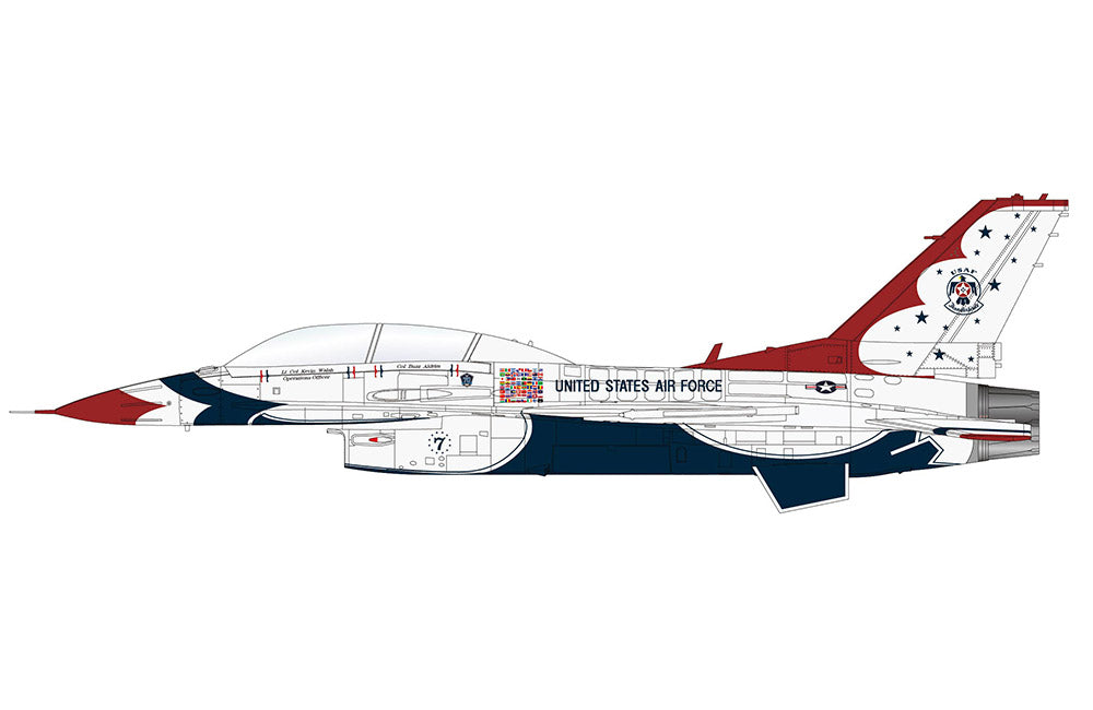 Pre-Order Hobby Master HA38045 1:72 F-16D Thunderbirds No.7 plane, USAF, Nellis AFB, 2017 HA38045