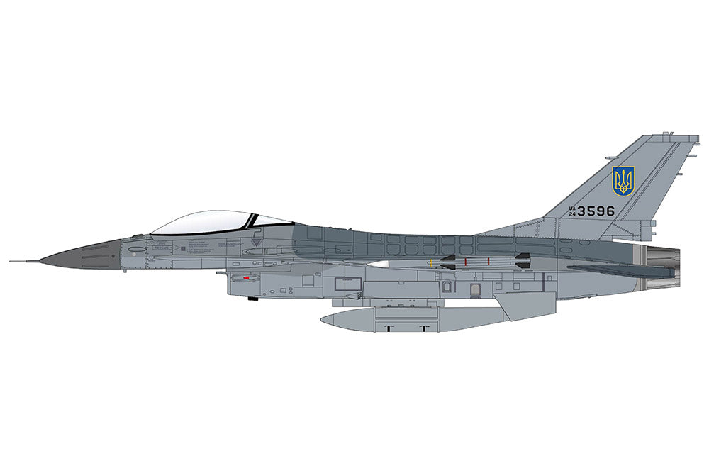 Pre Order Hobby Master HA38047 1:72 F-16AM "Ukrainian Air Force" UA24-3596, Ukraine, August 2024 (with PIDS+ systems)