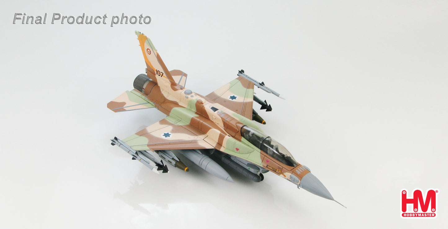 Hobby Master HA3818 1:72 F-16I SUFA No. 107 Squadron Knights of the Orange Tail July 2006