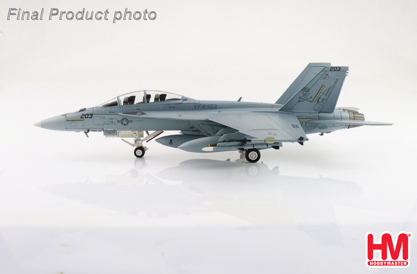 Hobby Master HA5139 1:72 F/A-18F Super Hornet AG203/166613, VFA-103 "Jolly Rogers", US Navy, June 2016