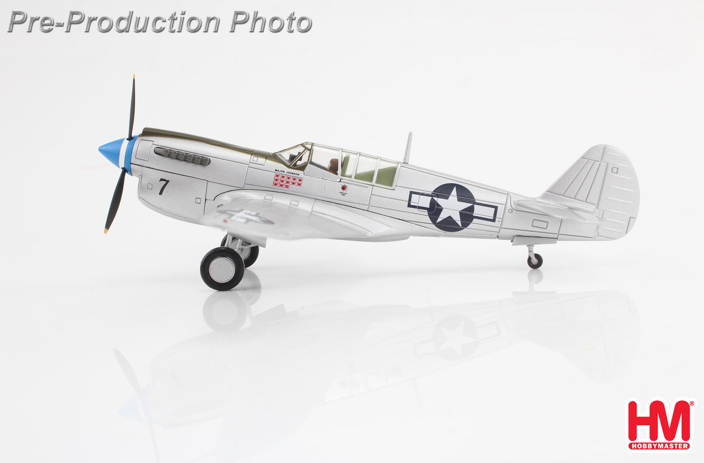 Hobby Master HA5510 1:72 P-40N Warhawk Major Gerald Johnson, 49th Fighter Group, Philippines, Oct 1944