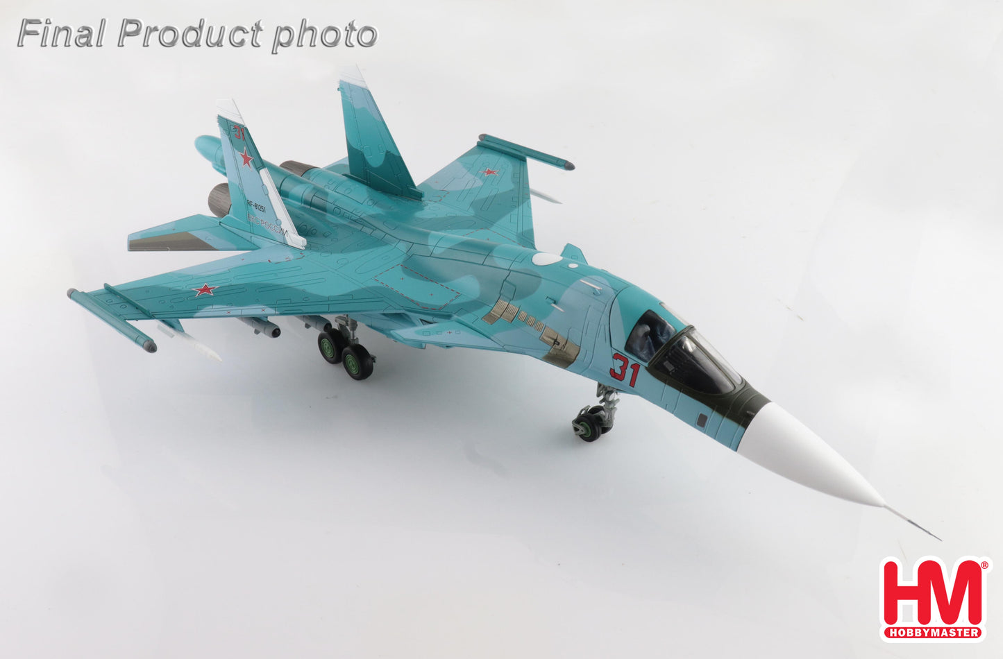 Hobby Master HA6308 1:72 Su-34 Fighter Bomber RF-81251, 277th Bomber Aviation Reg., Khurba Afb, 2022