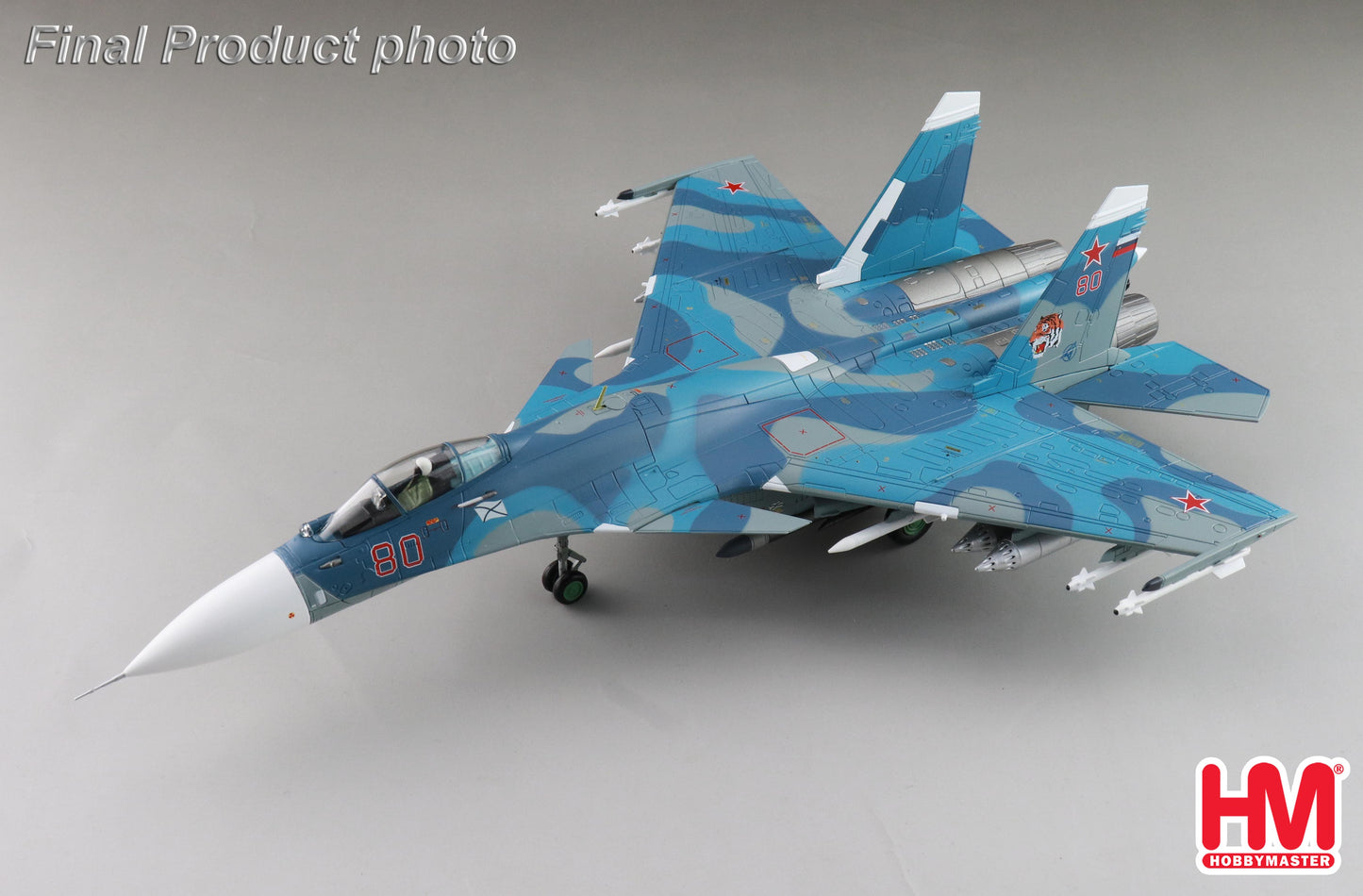 Hobby Master HA6410 1:72 Su-33 Flanker D Bort 80, 2nd Aviation Squadron, 279th shipborne Fighter Aviation Regiment, Russian Navy, 2005