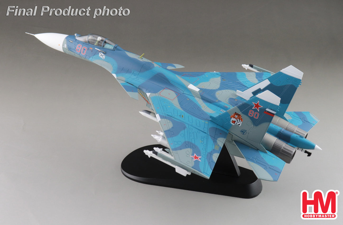 Hobby Master HA6410 1:72 Su-33 Flanker D Bort 80, 2nd Aviation Squadron, 279th shipborne Fighter Aviation Regiment, Russian Navy, 2005